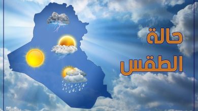 حالة الطقس في بغداد ليوم غد