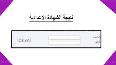رابط نتيجة الشهادة الاعدادية