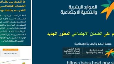 منصة الدعم والحماية الاجتماعية تسجيل الدخول