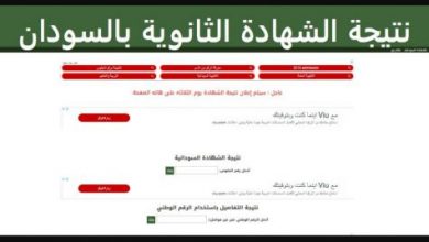 معرفة نتيجة الشهادة السودانية بإدخال رقم الجلوس