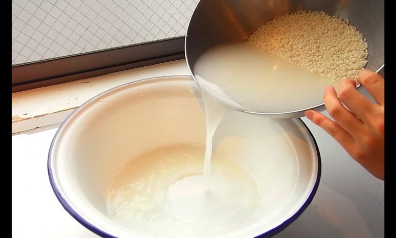 فوائد مياه الأرز للشعر