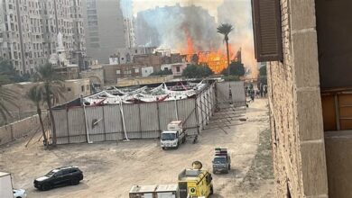 حريق استوديو مصر