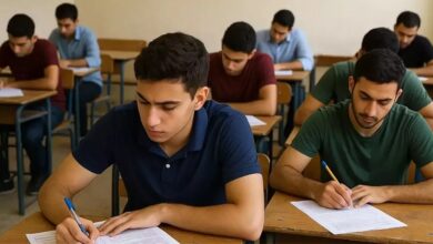جدول امتحانات نصف العام 2026