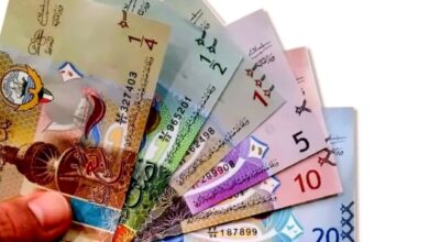 سعر الدينار الكويتي اليوم مقابل الجنيه المصري