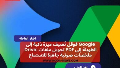 قوقل تُضيف ميزة ذكية إلى Google Drive: تحويل ملفات PDF الطويلة إلى ملخصات صوتية جاهزة للاستماع