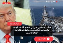 عاجل.. حشد عسكري أمريكي ضخم يتجاوز 15 ألف جندي وسط تصاعد التوتر مع فنزويلا: “إنها الحرب”