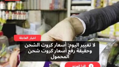 لا تغيير اليوم: أسعار كروت الشحن وحقيقة رفع أسعار كروت شحن المحمول