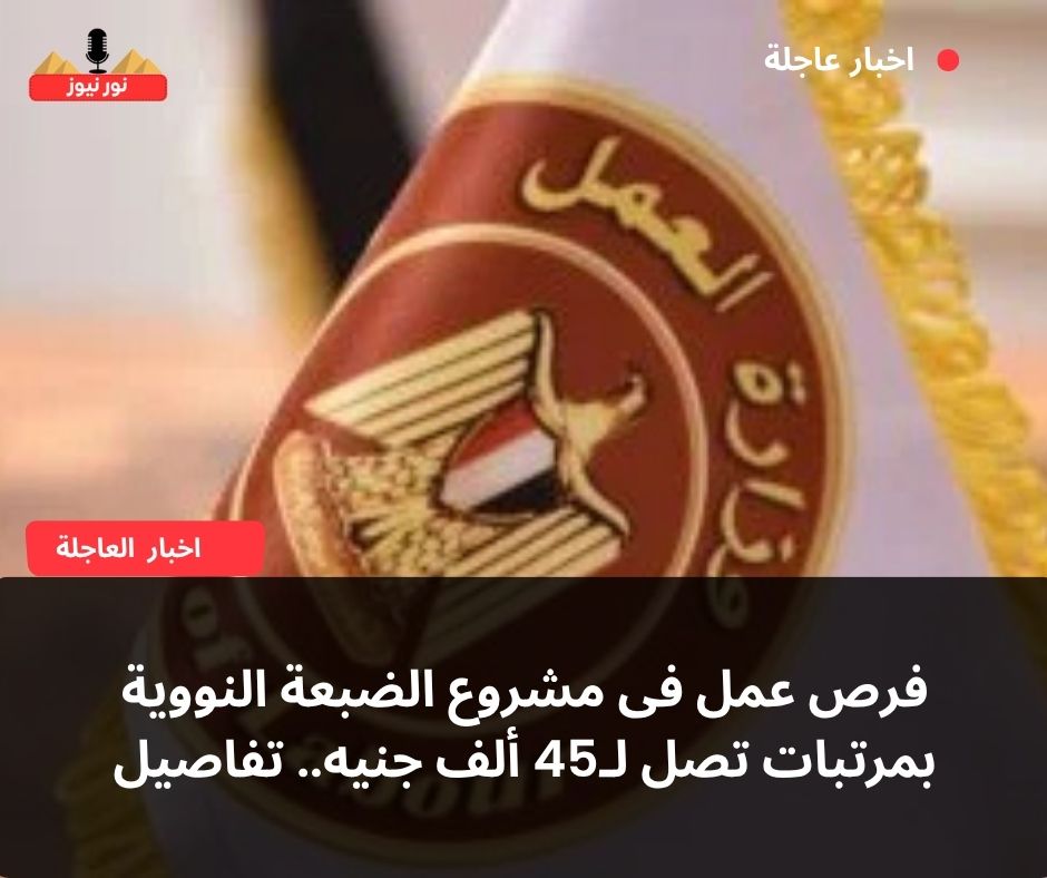 فرص عمل فى مشروع الضبعة النووية بمرتبات تصل لـ45 ألف جنيه.. تفاصيل