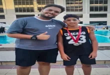 وداع مهيب للسباح يوسف محمد خلال تشييع جثمانه في بورسعيد