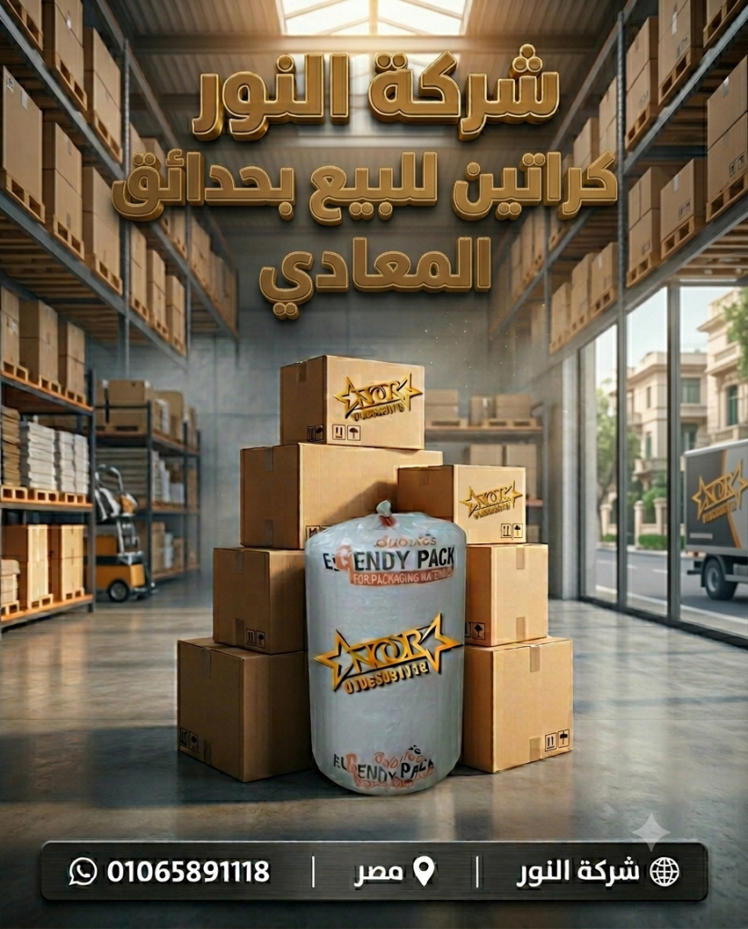 كراتين للبيع بحدائق المعادي