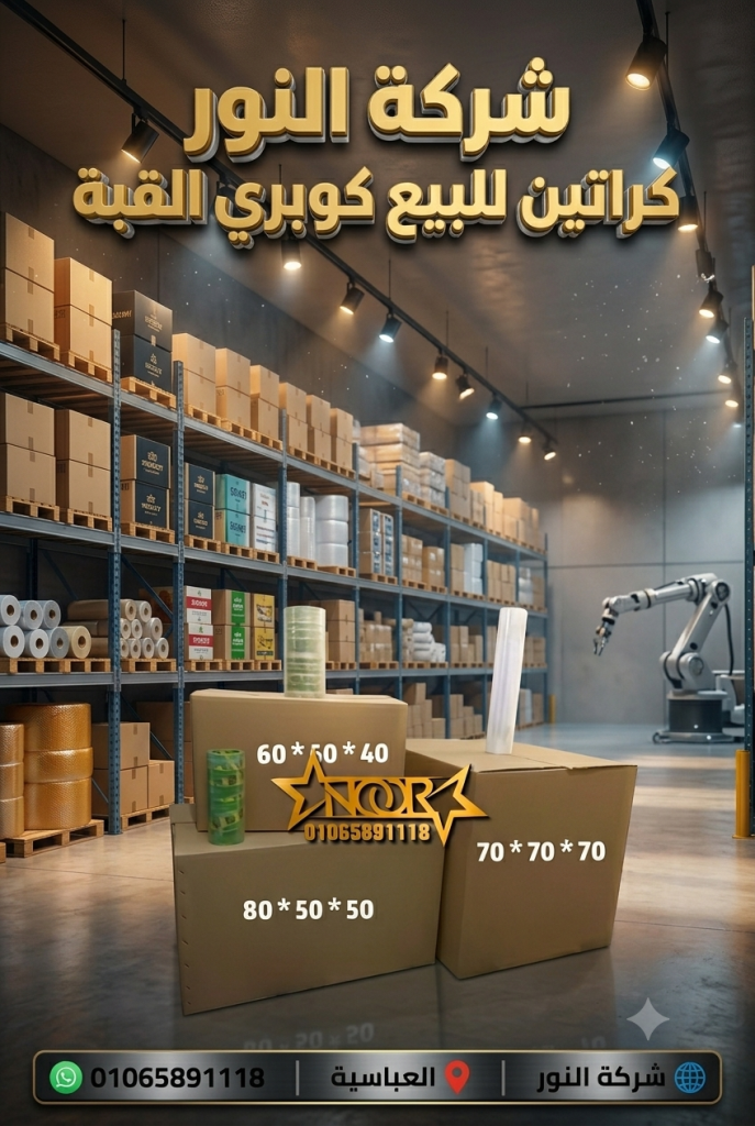 كراتين للبيع كوبري القبة